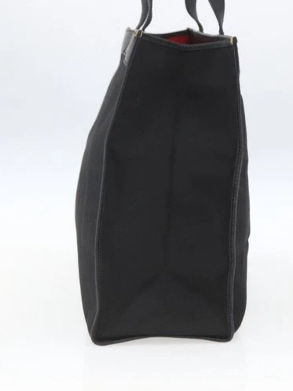 FENDI Tote Bag Canvas Black Gold Auth 169428 - Picture 4 of 15